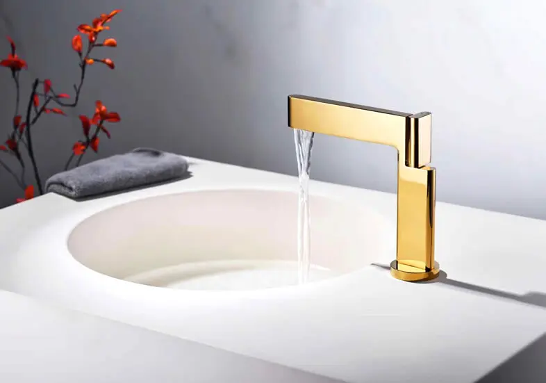 AIM Rose Gold 7-Shaped Hot and Cold Water Tap DG07810-2