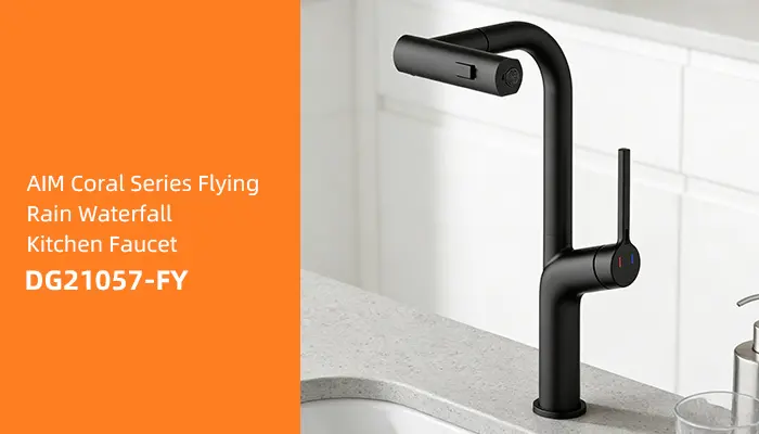 AIM Coral Series Flying Rain Waterfall Kitchen Faucet
